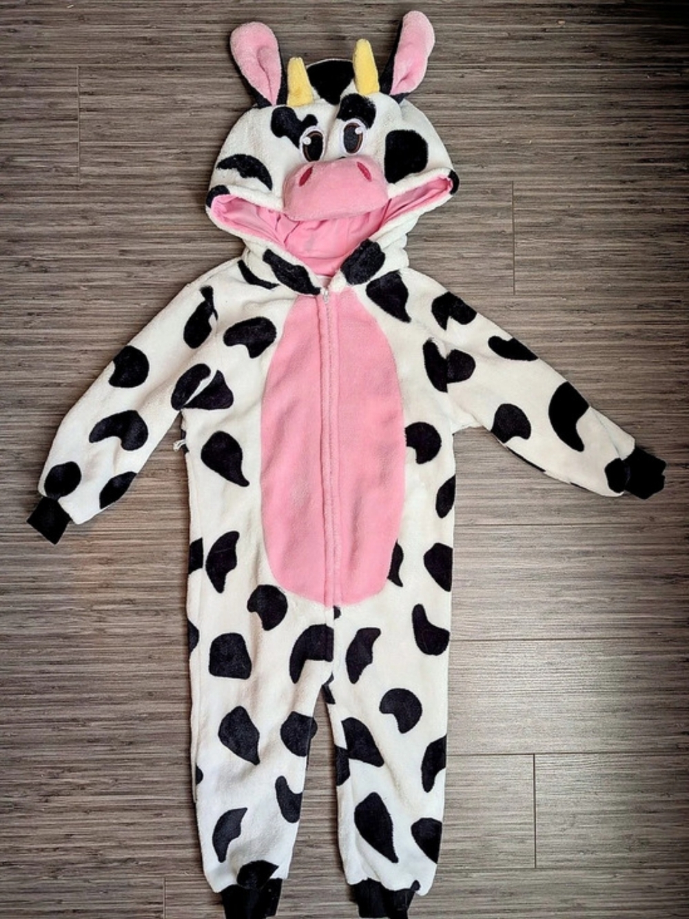 18-24M Baby 20Spirit Halloween Cow Costume White & Black